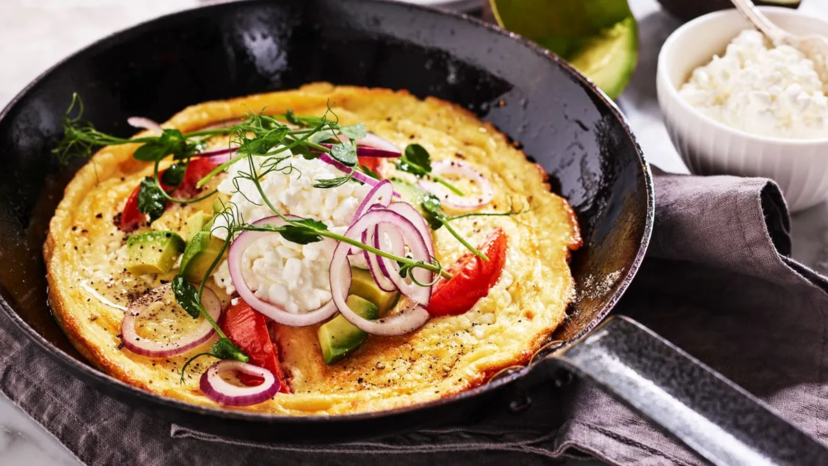 Kalorier i omelett med fyllning